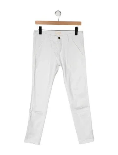 Pre-owned Ba&sh Mid-rise Straight Leg Jeans In Neutral