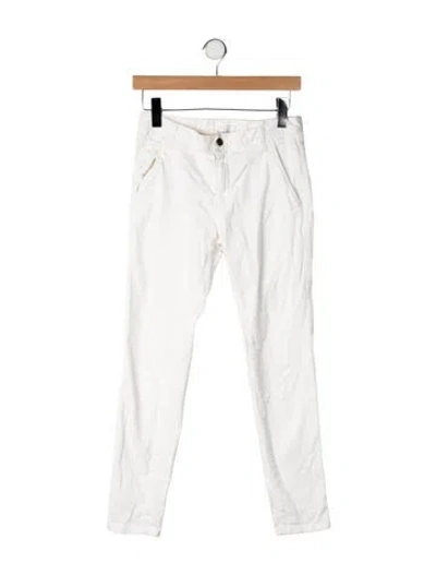 Pre-owned Ba&sh Mid-rise Straight Leg Jeans In Neutrals