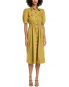 Ba&sh Milton Shirtdress In Green