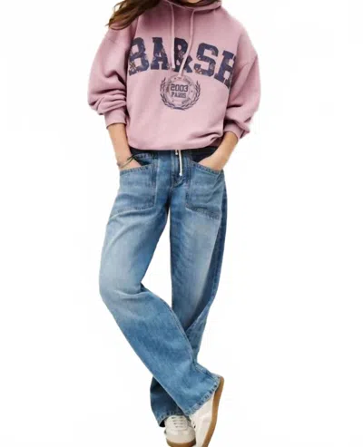 Ba&sh Mima Elastic Waist Jeans In Blue