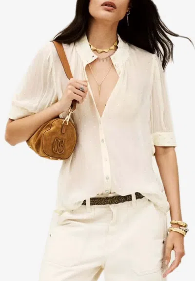 BA&SH MIMI DOTTED SHIRT