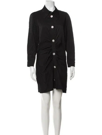 Pre-owned Ba&sh Mini Dress In Black