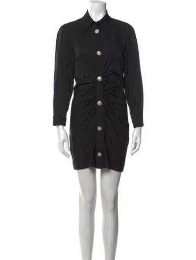Pre-owned Ba&sh Mini Dress In Black