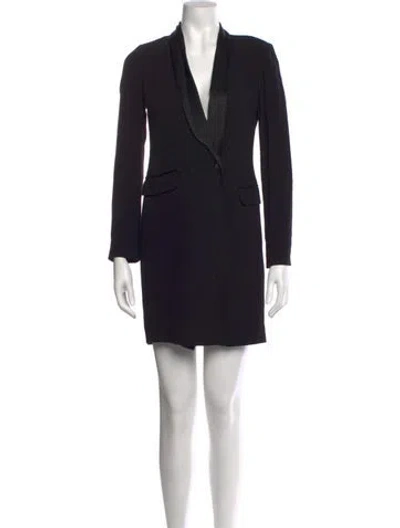Pre-owned Ba&sh Mini Dress In Black