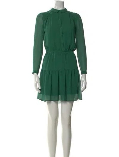 Pre-owned Ba&sh Mini Dress In Green