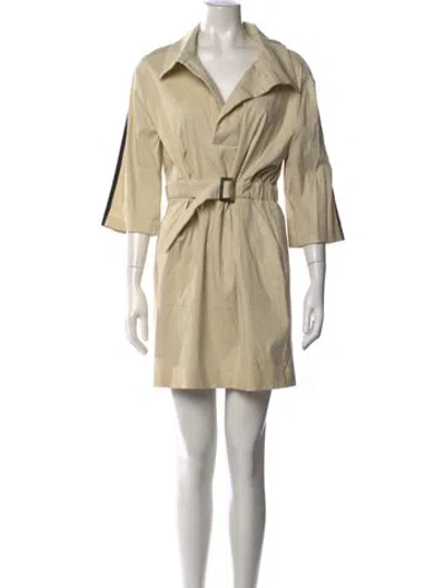 Pre-owned Ba&sh Mini Dress In Neutrals