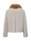 Ba&sh Ba & Sh Mini Jacket With Neck In Ecru