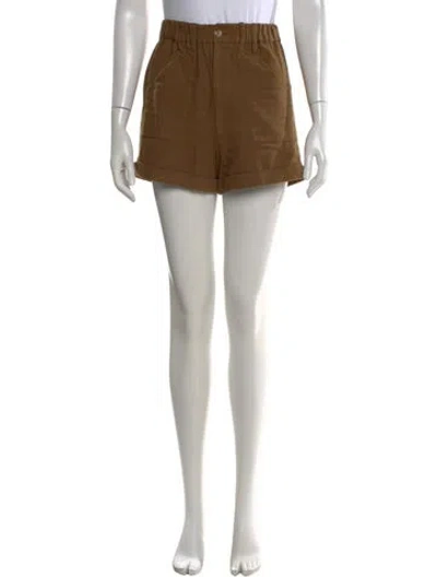 Pre-owned Ba&sh Mini Shorts In Brown