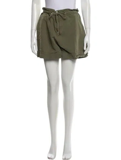 Pre-owned Ba&sh Mini Shorts In Green