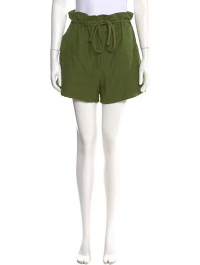 Pre-owned Ba&sh Mini Shorts In Green