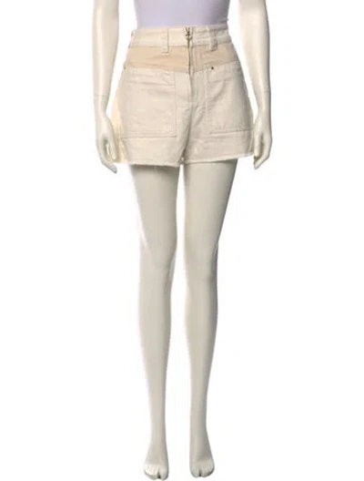 Pre-owned Ba&sh Mini Shorts In Neutral