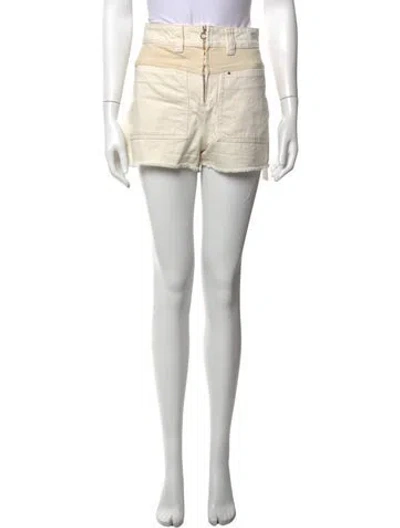 Pre-owned Ba&sh Mini Shorts In Neutrals