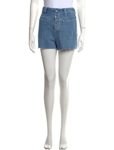 Pre-owned Ba&sh Mini Shorts W/ Tags In Blue