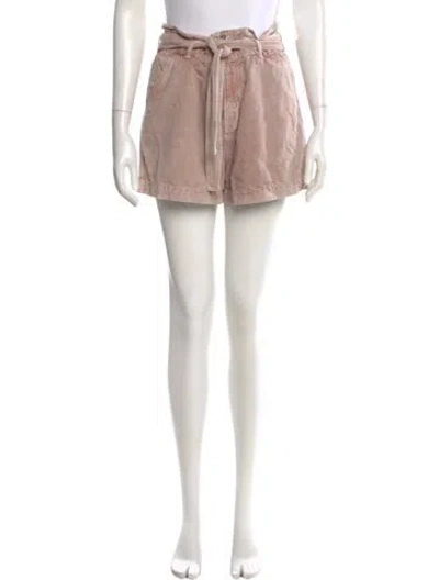 Pre-owned Ba&sh Mini Shorts In Yellow