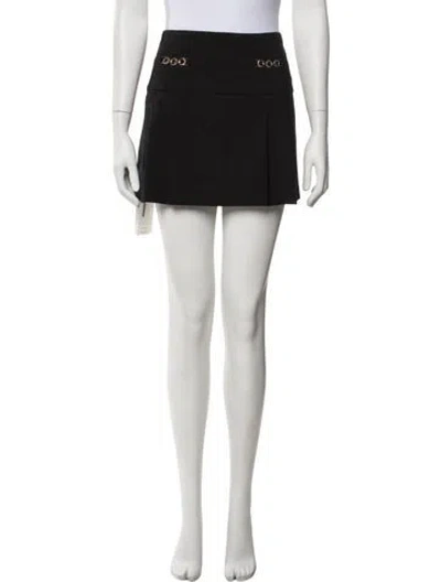Pre-owned Ba&sh Mini Skirt In Black/white