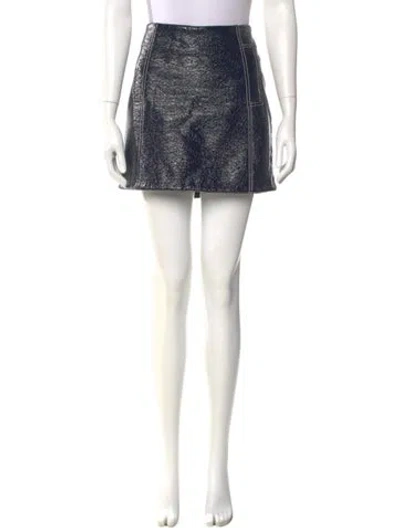Pre-owned Ba&sh Mini Skirt In Blue