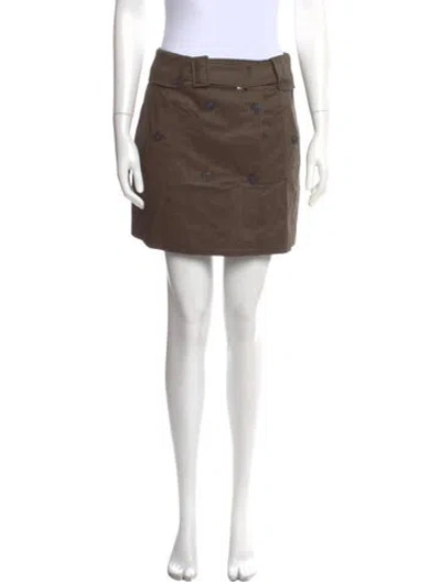 Pre-owned Ba&sh Mini Skirt In Brown
