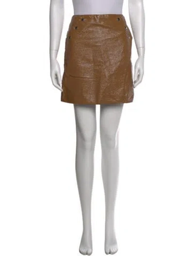 Pre-owned Ba&sh Mini Skirt In Brown