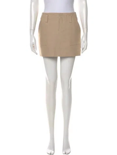 Pre-owned Ba&sh Mini Skirt In Neutral