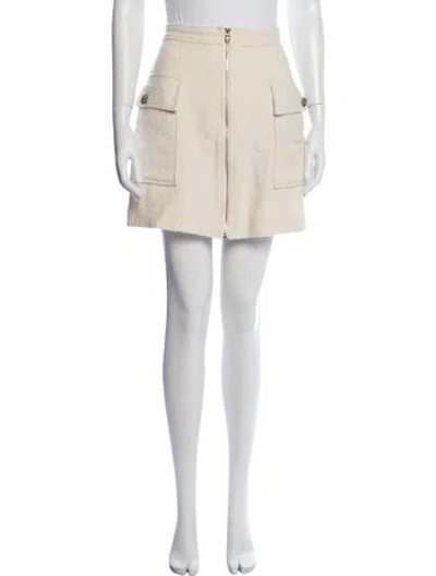 Pre-owned Ba&sh Mini Skirt In Neutral