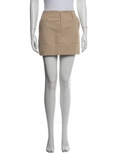 Pre-owned Ba&sh Mini Skirt In Neutrals