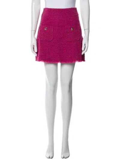 Pre-owned Ba&sh Mini Skirt In Pink