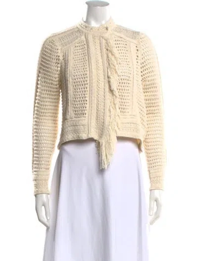 Pre-owned Ba&sh Mock Neck Sweater W/ Tags In Neutrals