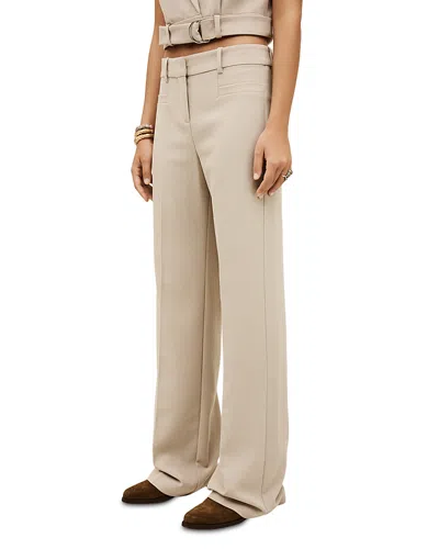 Ba&sh Ba & Sh Nistachio Straight Pants In Neutral