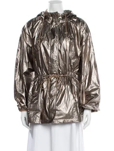 Pre-owned Ba&sh Nylon Faux Fur Coat