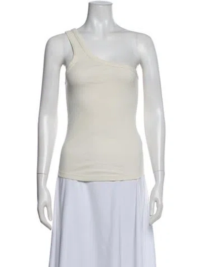 Pre-owned Ba&sh One-shoulder Sleeveless Top In Neutral