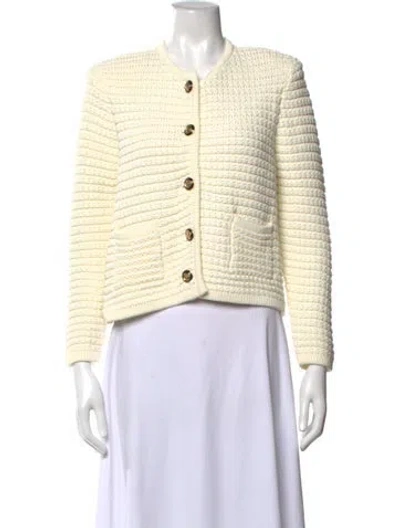 Pre-owned Ba&sh Open Front Sweater In Neutrals