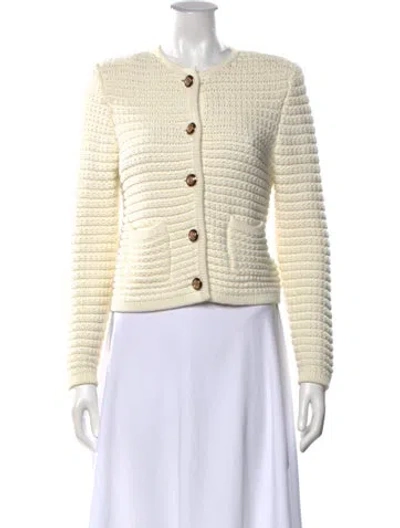 Pre-owned Ba&sh Open Front Sweater In Neutrals