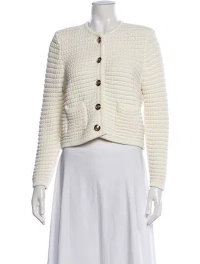 Pre-owned Ba&sh Open Front Sweater In Neutrals