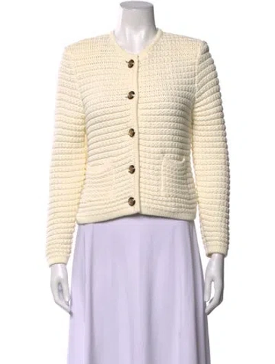 Pre-owned Ba&sh Open Front Sweater In Neutrals