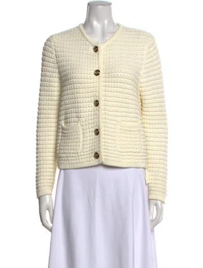 Pre-owned Ba&sh Open Front Sweater In Neutrals