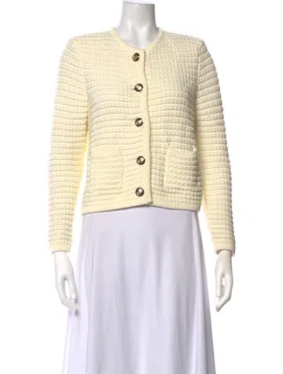 Pre-owned Ba&sh Open Front Sweater In Neutrals