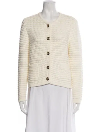 Pre-owned Ba&sh Open Front Sweater In Neutrals