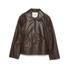Ba&sh Milos Jacket In Brown