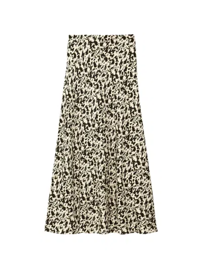 Ba&sh Paena Patterned Skirt In Neutral