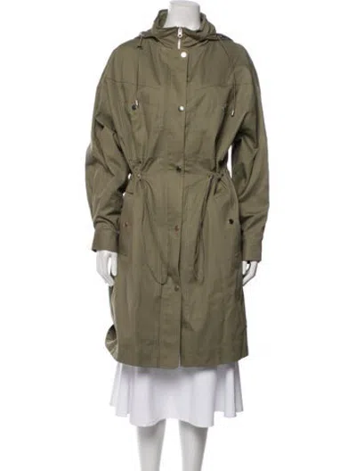Pre-owned Ba&sh Parka In Green