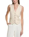 Ba&sh Patsy Gilet In Neutral