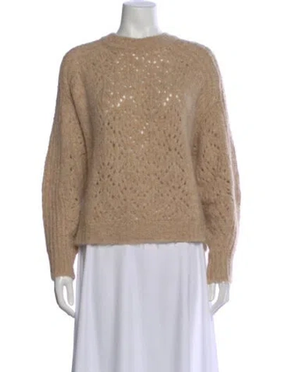 Pre-owned Ba&sh Patterned Crew Neck Sweater In Neutral