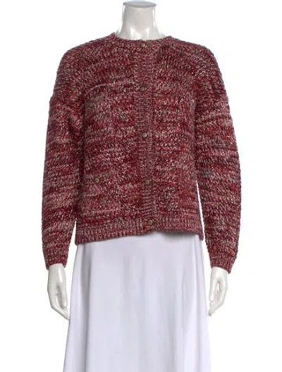 Pre-owned Ba&sh Patterned Crew Neck Sweater W/ Tags In Pink