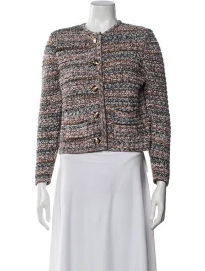Pre-owned Ba&sh Patterned Jacket In Multicolor