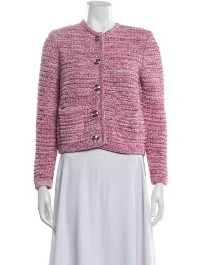 Pre-owned Ba&sh Patterned Jacket In Pink