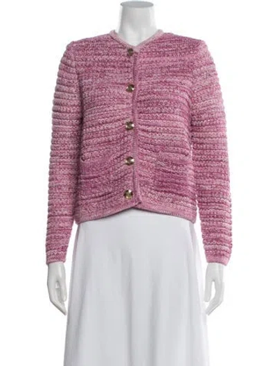 Pre-owned Ba&sh Patterned Jacket In Pink