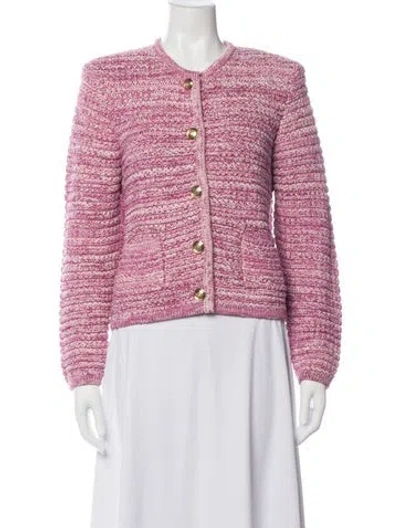 Pre-owned Ba&sh Patterned Jacket In Pink