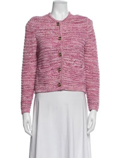 Pre-owned Ba&sh Patterned Jacket In Pink