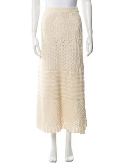 Pre-owned Ba&sh Patterned Long Skirt