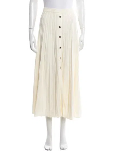 Pre-owned Ba&sh Patterned Midi Length Skirt In Neutrals